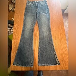 Willow + Root Women's Flared Out High Rise Jeans Light Wash, Size 26